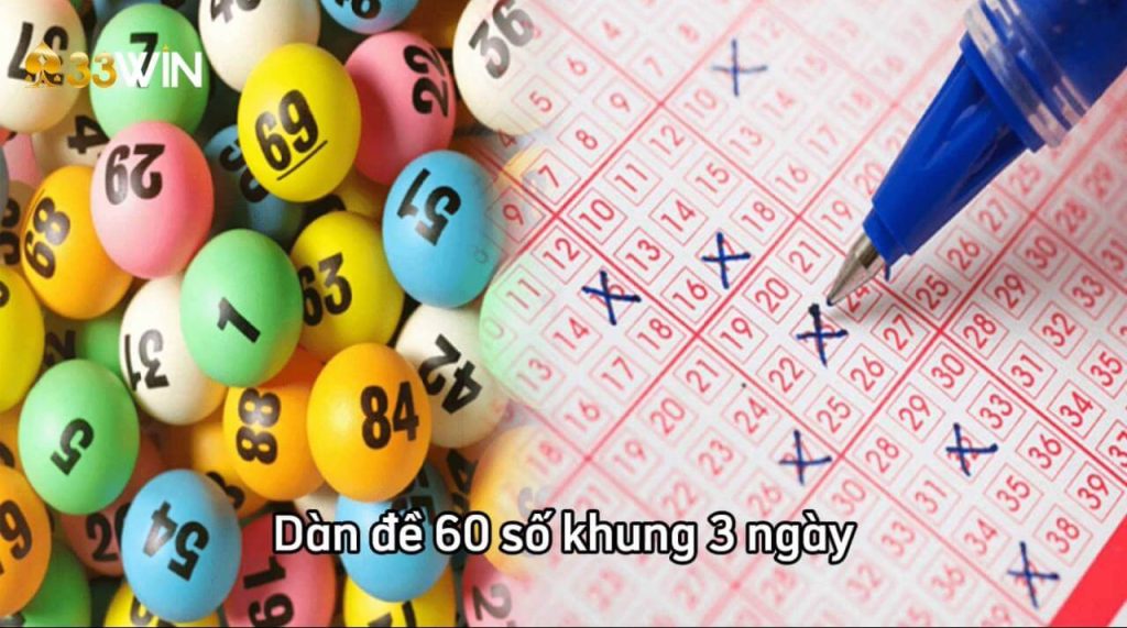 Dàn đề 60 số khung 3 ngày